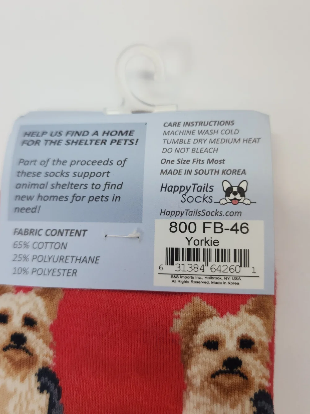 Chatties Matching Pet & Owner Crew Socks - Red Paw Dog Design